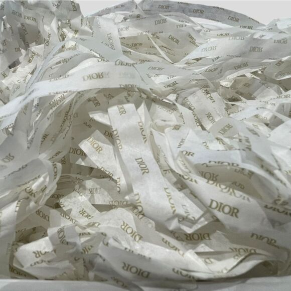 DIOR Christian Dior Gift Box Bundle Ribbon Box Card Tissue Paper NEW - Picture 6 of 10